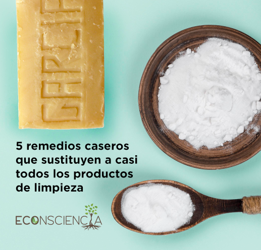 5 remedios caseros que sustituyen a casi todos los productos de limpieza