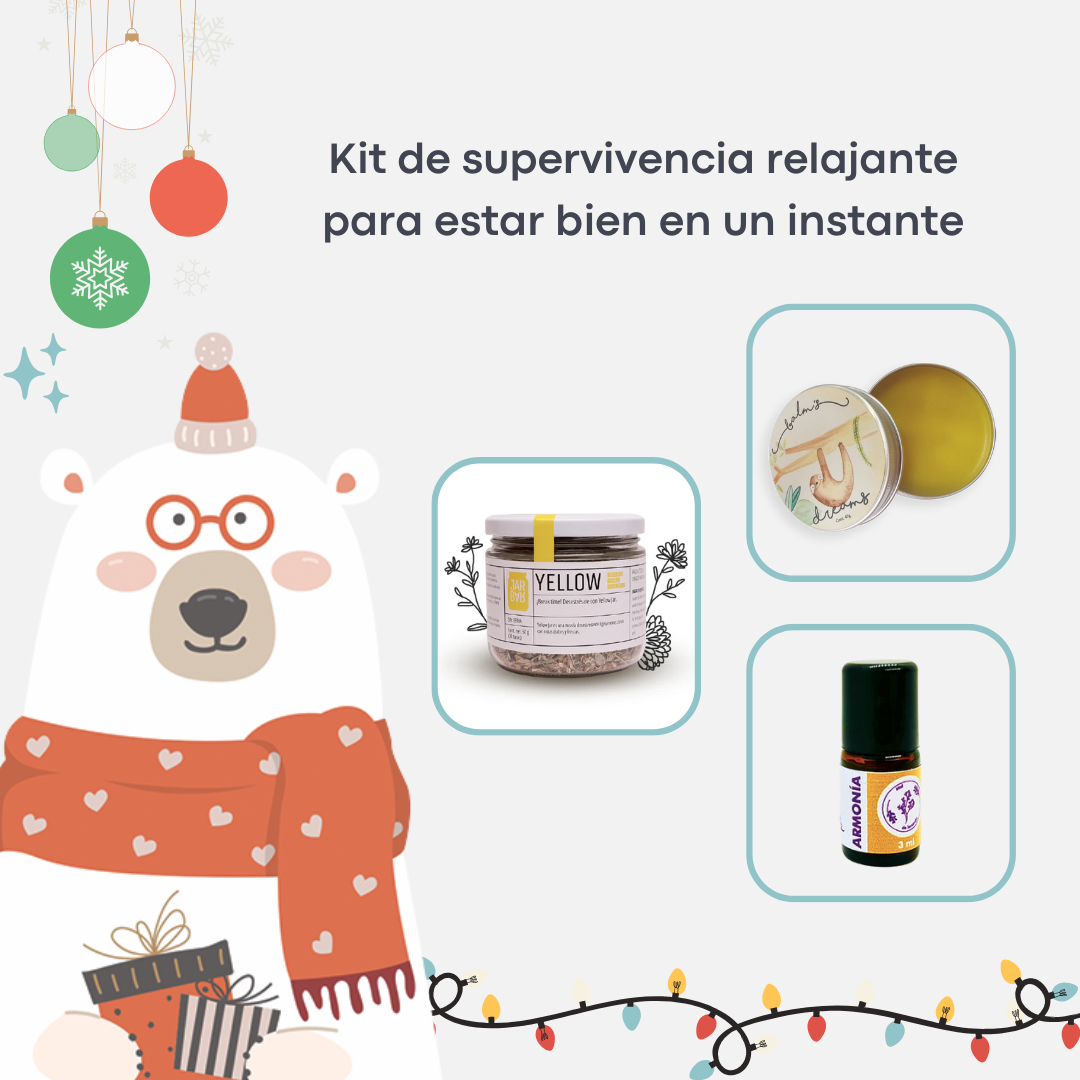 Kit de supervivencia relajante para estar bien en un instante