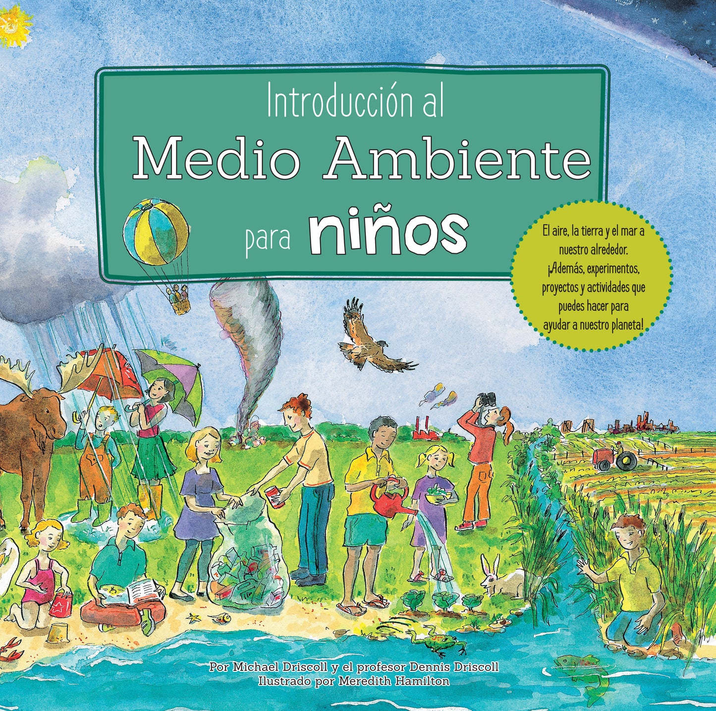 Todo lo que existe en la Tierra está relacionado de fascinantes maneras, ¡todos necesitamos unos de otros! Ven con nosotros y explora los océanos, los desiertos y las capas de hielo del mundo; nuestras ciudades, granjas y bosques; nuestros animales, plantas y vida silvestre; así como nuestros climas. Aprende cómo el Medio Ambiente nos ayuda y cómo nosotros podemos ayudar para protegerlo.