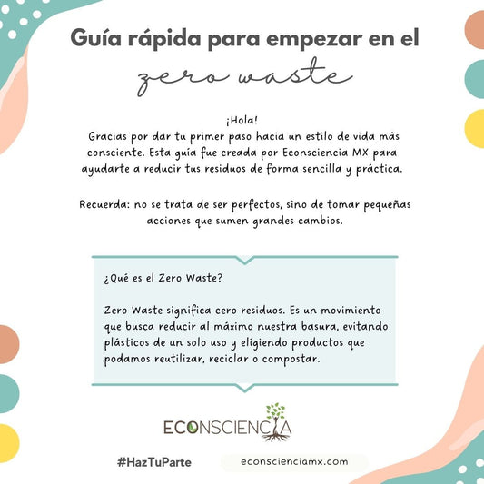 Guía rápida para empezar en el zero waste