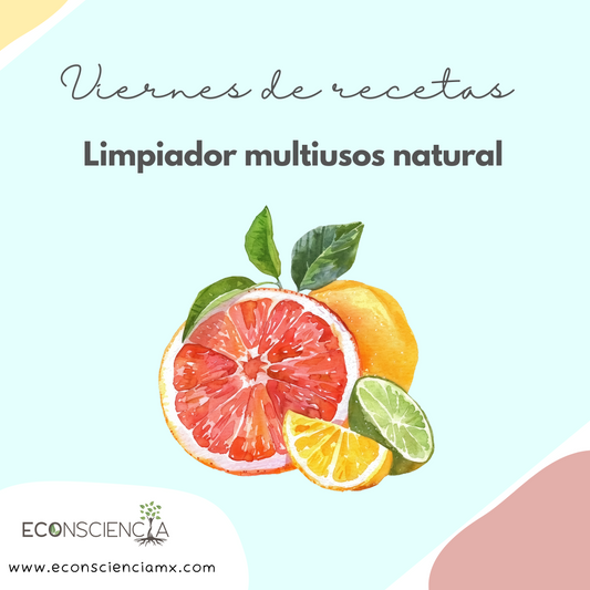 Viernes de recetas - Limpiador multiusos natural