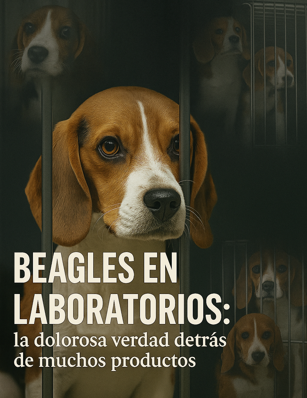 Beagles en laboratorios: la dolorosa verdad detrás de muchos productos
