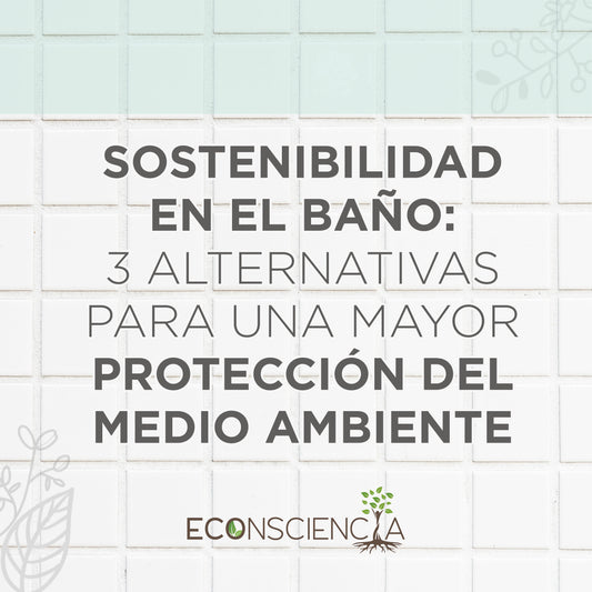 Sostenibilidad en el baño: 3 alternativas para una mayor protección del medio ambiente