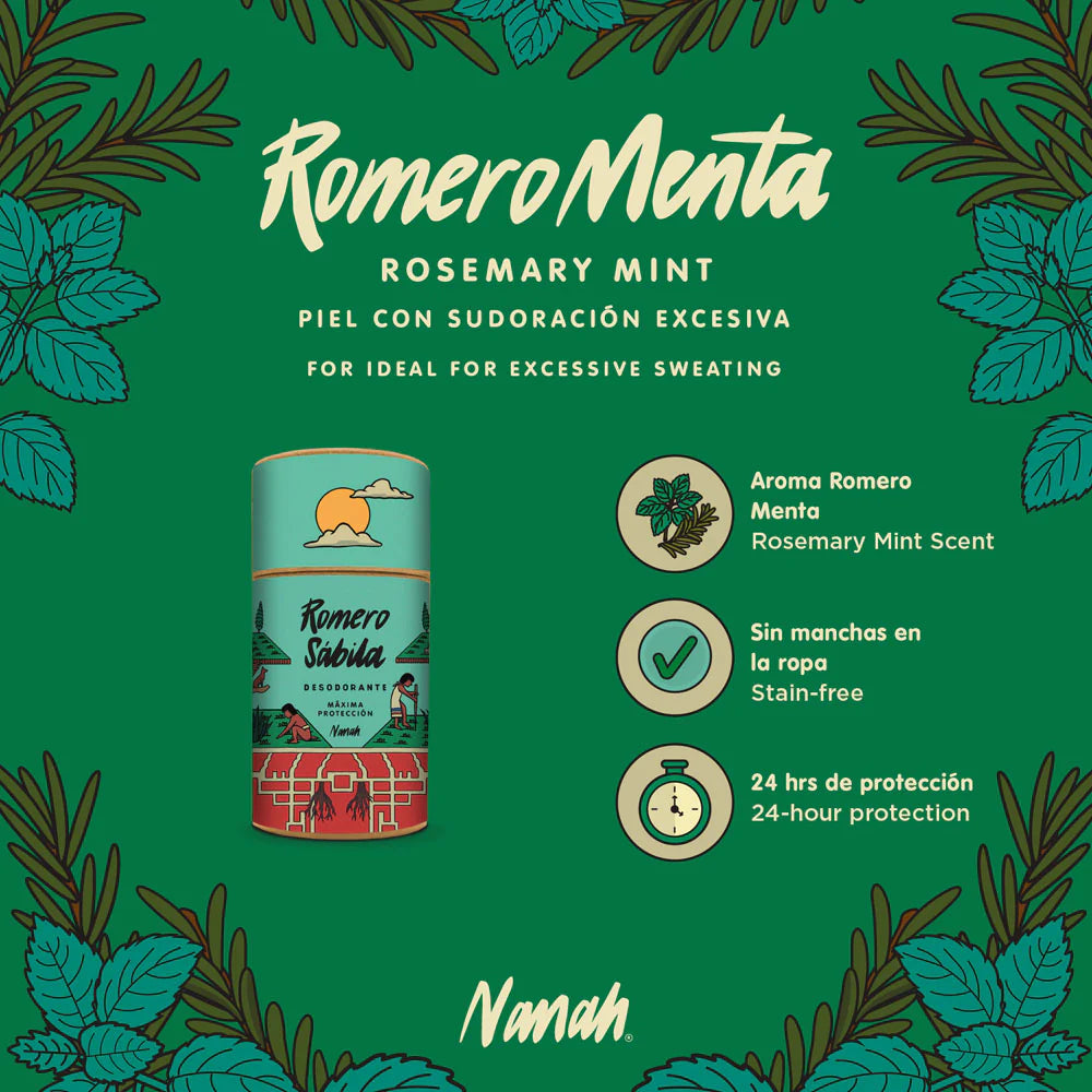 Desodorante de natural de romero y sábila