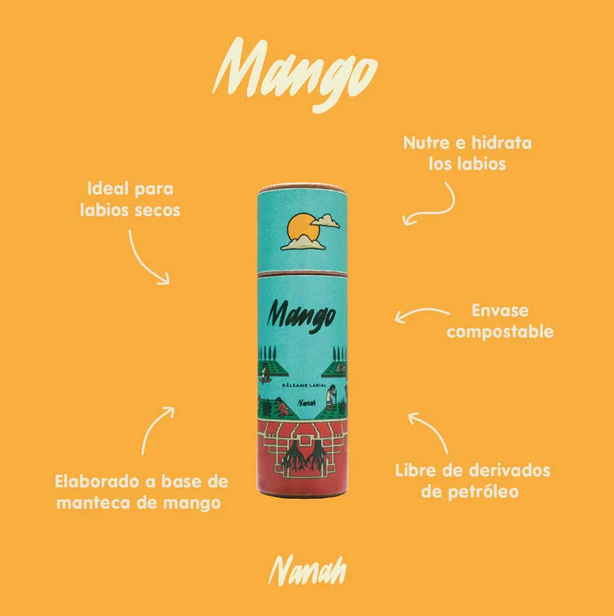 Bálsamo labial de mango