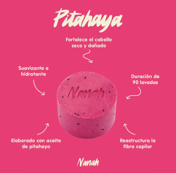 Shampoo sólido de pitahaya