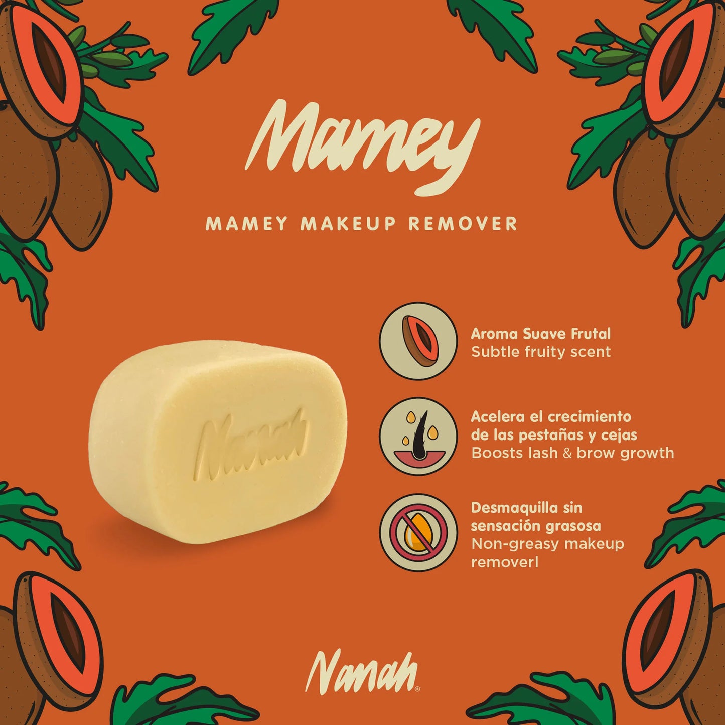 Desmaquillante de mamey