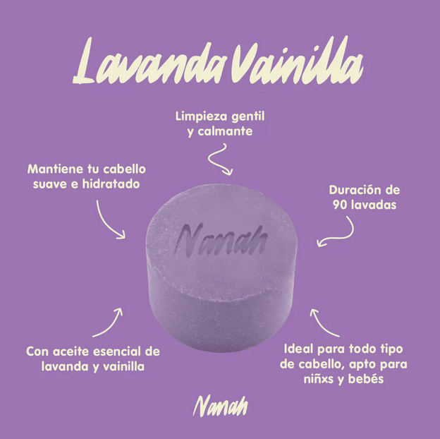 Shampoo de lavanda- vainilla