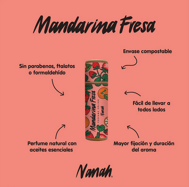 Perfume de mandarina y fresa