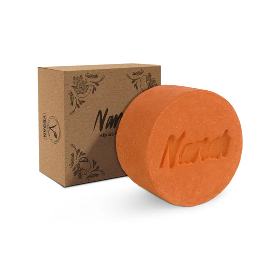 Shampoo sólido de mandarina - papaya