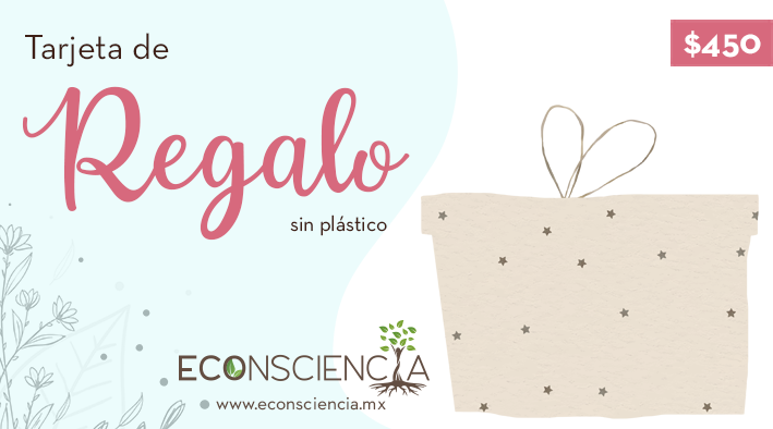 Tarjeta de regalo sin plástico